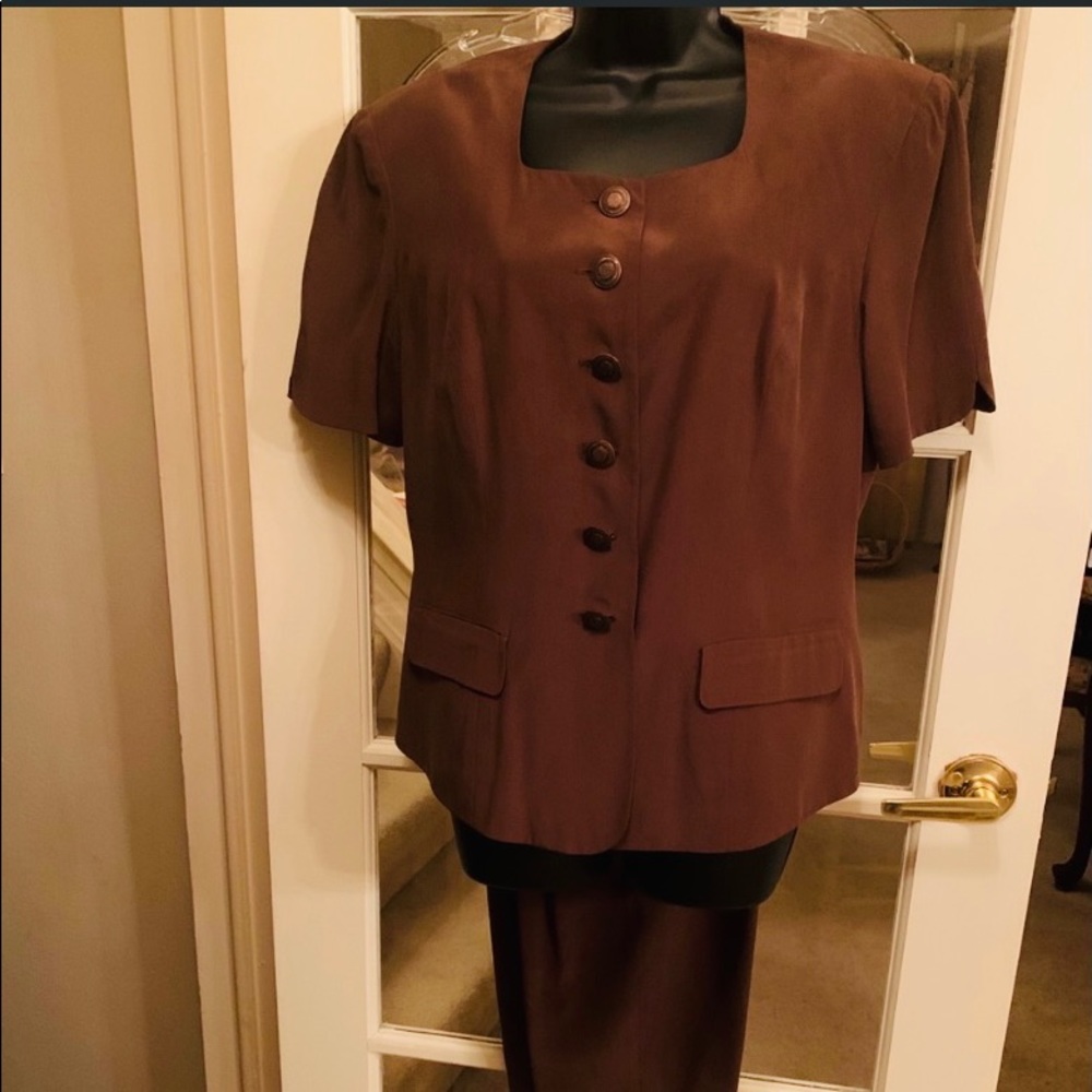 Apart 100% Silk Suit, NWOT